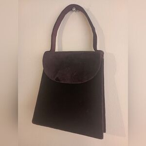 90's Together- Purple Velvet Handbag- Small